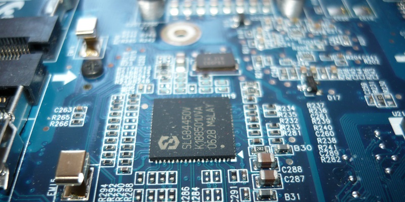 a computer motherboard