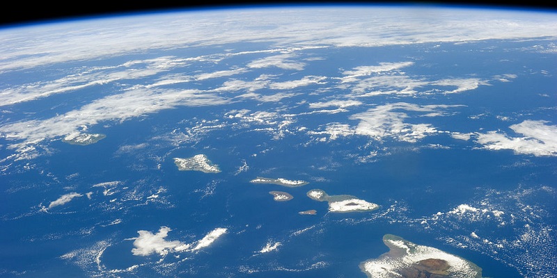 a view of the earth from space